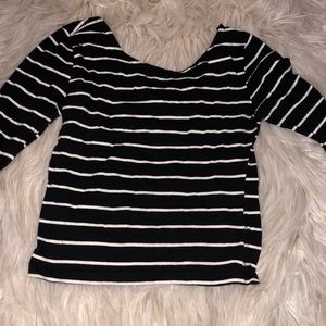 long sleeve crop top